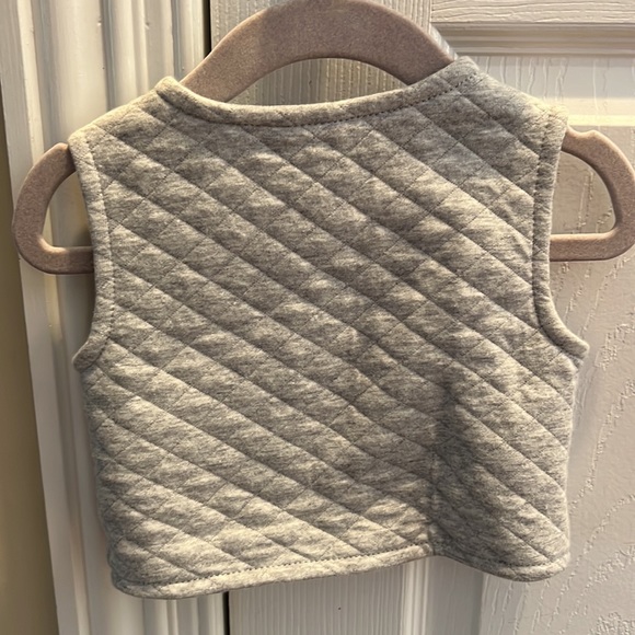 18month 2 brown dress  with black polka dots with a grey vest - new with tags - - Picture 8 of 9